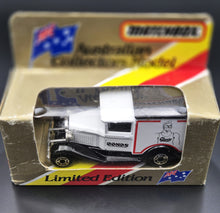 Load image into Gallery viewer, Matchbox 1987 Ford Model A Van &quot;Bonds&quot; White Series 1-75 MB38 Limited Edition - Boxed Unopened
