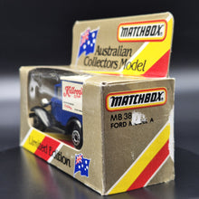 Load image into Gallery viewer, Matchbox 1987 Ford Model A Van Kellogg&#39;s Blue Series 1-75 MB38 Limited Edition - Boxed
