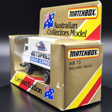 Load image into Gallery viewer, Matchbox 1986 Dodge Commando Delivery Truck White MB-72 Limted Edition - Unopened Box
