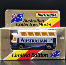Load image into Gallery viewer, Matchbox 1987 Airport Coach Australian White MB-65 Limted Edition - Unopened Box
