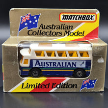Load image into Gallery viewer, Matchbox 1987 Airport Coach Australian White MB-65 Limted Edition - Unopened Box
