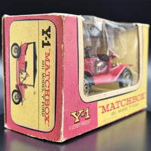Load image into Gallery viewer, Matchbox 1911 Ford Model T Dark Red Models Of Yesteryear 1968 Y1-2
