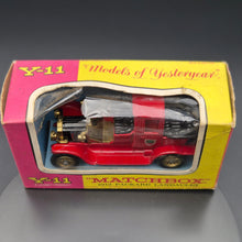 Load image into Gallery viewer, Matchbox 1912 Packard Landaulet Red Models Of Yesteryear 1968 Y11-2
