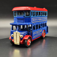 Load image into Gallery viewer, Lledo Days Gone 1932 AEC Regent Double Decker Bus Blue DG015 - The Royal Wedding 23rd July 1986
