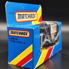 Load image into Gallery viewer, Matchbox 1986 Ford Model A Van Matchbox Speed Shop Dark Blue Series 1-75 MB38 Boxed Unopened
