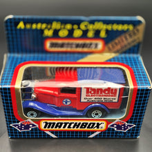 Load image into Gallery viewer, Matchbox 1989 Ford Model A Van Tandy Electronics Red Series 1-75 MB38 Limited Edition - Boxed Unopened
