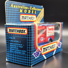 Load image into Gallery viewer, Matchbox 1989 Ford Model A Van Tandy Electronics Red Series 1-75 MB38 Limited Edition - Boxed Unopened
