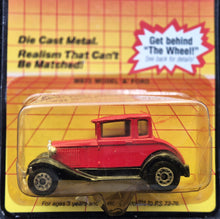 Load image into Gallery viewer, Matchbox 1985 Ford Model A Car Red Series 1-75 MB73 Long Card
