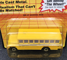 Load image into Gallery viewer, Matchbox 1985 School Bus Yellow Series 1-75 MB47 Long Card
