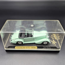Load image into Gallery viewer, Solido Age D&#39;or 1936 Talbot T23 Cabriolet Pale Green #4003 1:43 Die Cast Model
