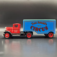 Load image into Gallery viewer, Lledo Days Gone Circus 3 Piece Collection Set #CR 1003 - Fossetts, Arnold&#39;s &amp; Smart&#39;s Circus
