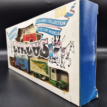 Load image into Gallery viewer, Lledo Days Gone Circus 3 Piece Collection Set #CR 1003 - Fossetts, Arnold&#39;s &amp; Smart&#39;s Circus
