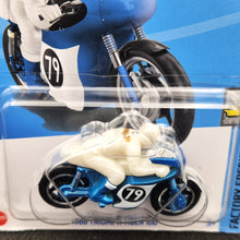 Load image into Gallery viewer, Hot Wheels 2024 1966 Triumph Tiger 100 Blue #190 Factory Fresh 10/10 New Long Card
