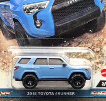 Load image into Gallery viewer, Hot Wheels 2023 2018 Toyota 4Runner Blue HW Off-Road Car Culture 2/5 New
