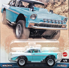 Load image into Gallery viewer, Hot Wheels 2023 Big-Air Bel-Air White/Turquoise HW Off-Road Car Culture 4/5 New
