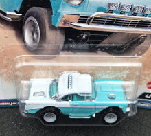 Load image into Gallery viewer, Hot Wheels 2023 Big-Air Bel-Air White/Turquoise HW Off-Road Car Culture 4/5 New
