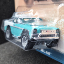 Load image into Gallery viewer, Hot Wheels 2023 Big-Air Bel-Air White/Turquoise HW Off-Road Car Culture 4/5 New
