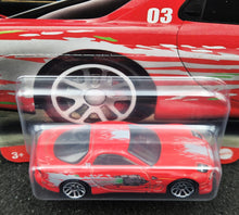 Load image into Gallery viewer, Hot Wheels 2024 1995 Mazda RX-7 Red Fast &amp; Furious - Dominic Toretto Series 1/5 New Long Card
