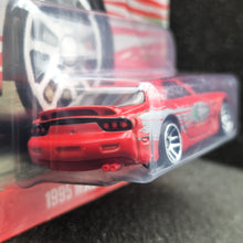 Load image into Gallery viewer, Hot Wheels 2024 1995 Mazda RX-7 Red Fast &amp; Furious - Dominic Toretto Series 1/5 New Long Card
