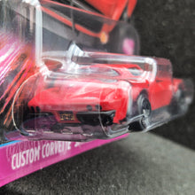 Load image into Gallery viewer, Hot Wheels 2024 Custom Corvette Stingray Coupe Red Fast &amp; Furious - Women Of Fast Series 5/5 New Long Card
