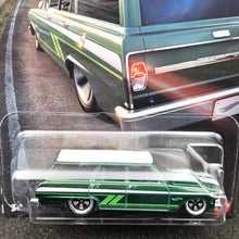 Load image into Gallery viewer, Hot Wheels 2024 &#39;64 Chevy Nova Wagon Dark Green Hot Wagons 1/5 New Long Card
