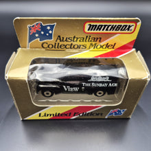 Load image into Gallery viewer, Matchbox 1995 FJ Holden Panel Van Black Australian Collectors Model Limited Edition - Boxed
