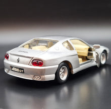 Load image into Gallery viewer, Maisto 1992 Ferrari 456 GT Silver 1:39 Shell Collezione Die Cast Car
