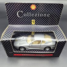 Load image into Gallery viewer, Maisto 1992 Ferrari 456 GT Silver 1:39 Shell Collezione Die Cast Car
