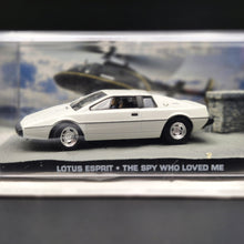 Load image into Gallery viewer, Universal Hobbies James Bond 007 Lotus Esprit S1 White &quot;The Spy Who Loved Me&quot; 1:43 Die Cast Model
