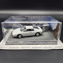 Load image into Gallery viewer, Universal Hobbies James Bond 007 Lotus Esprit S1 White &quot;The Spy Who Loved Me&quot; 1:43 Die Cast Model
