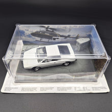 Load image into Gallery viewer, Universal Hobbies James Bond 007 Lotus Esprit S1 White &quot;The Spy Who Loved Me&quot; 1:43 Die Cast Model
