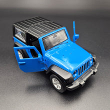 Load image into Gallery viewer, MSZ 2014 Jeep Wrangler Blue 1:43 Die Cast Car
