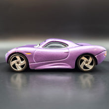 Load image into Gallery viewer, Disney Pixar Cars 2 Holley Shiftwell Purple #5 2010 Mattel V2801 Die Cast
