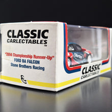 Load image into Gallery viewer, Classic Carlectables 2004 Ford BA Falcon Stone Brothers Racing Vortex Russell Ingall 1:64 Model
