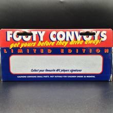 Load image into Gallery viewer, Matchbox 1995 Scania T142 Cargo Truck Red Essendon Bombers Footy Convoys
