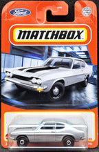 Load image into Gallery viewer, Matchbox 2021 1970 Ford Capri Silver #18 MBX Showroom New Long Card
