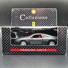 Load image into Gallery viewer, Maisto 1992 Ferrari 348 TS Charcoal 1:38 Shell Collezione Die Cast Car
