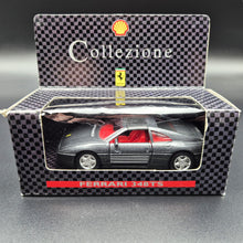 Load image into Gallery viewer, Maisto 1992 Ferrari 348 TS Charcoal 1:38 Shell Collezione Die Cast Car
