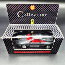Load image into Gallery viewer, Maisto 1992 Ferrari 348 TS Charcoal 1:38 Shell Collezione Die Cast Car
