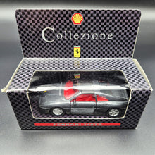 Load image into Gallery viewer, Maisto 1992 Ferrari 348 TS Charcoal 1:38 Shell Collezione Die Cast Car
