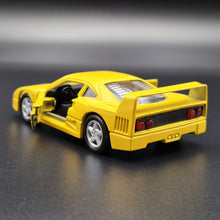 Load image into Gallery viewer, Maisto 1990 Ferrari F40 Yellow 1:38 Shell Collezione Die Cast Car
