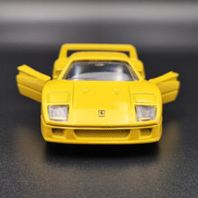 Load image into Gallery viewer, Maisto 1990 Ferrari F40 Yellow 1:38 Shell Collezione Die Cast Car
