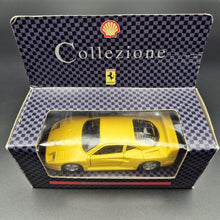 Load image into Gallery viewer, Maisto 1990 Ferrari F40 Yellow 1:38 Shell Collezione Die Cast Car
