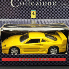 Load image into Gallery viewer, Maisto 1990 Ferrari F40 Yellow 1:38 Shell Collezione Die Cast Car
