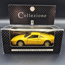 Load image into Gallery viewer, Maisto 1987 Ferrari 288 GTO Yellow 1:36 Shell Collezione Die Cast Car
