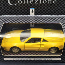 Load image into Gallery viewer, Maisto 1987 Ferrari 288 GTO Yellow 1:36 Shell Collezione Die Cast Car
