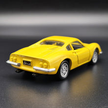 Load image into Gallery viewer, Maisto 1974 Ferrari Dino Yellow 1:36 Shell Collezione Die Cast Car

