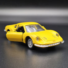 Load image into Gallery viewer, Maisto 1974 Ferrari Dino Yellow 1:36 Shell Collezione Die Cast Car
