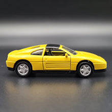 Load image into Gallery viewer, Maisto 1992 Ferrari 348 TS Yellow 1:38 Shell Collezione Die Cast Car
