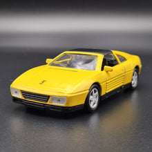 Load image into Gallery viewer, Maisto 1992 Ferrari 348 TS Yellow 1:38 Shell Collezione Die Cast Car
